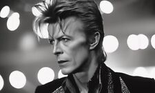 Hommage an David Bowie Schwarz