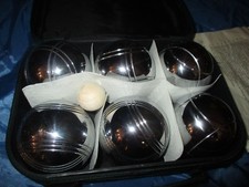 Boule - Spiel , Boccia , Erasco - Werbung , Kugelsport  , Reklame - Artikel , NE