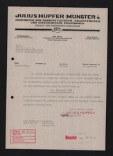 MÜNSTER, Brief 1933, Julius