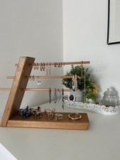 Ketten und Schmuckhalter Eiche