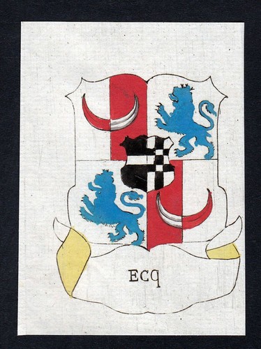 1800 ecq wappen adel - ecq,