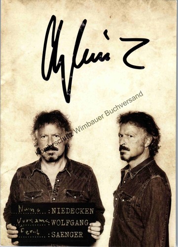 Original autogramm wolfgang - original,