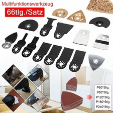 66X Sägeblatt Multifunktionswerkzeug Zubehör Set für Fein Bosch Makita Multitool