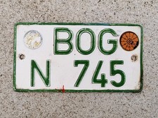 Altes Kfz-Kennzeichen