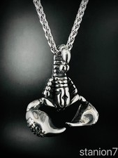 Skorpion Anhänger Edelstahl