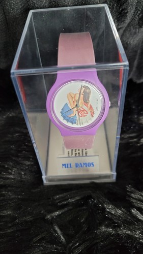 Künstleruhr mel ramos lila - ramos,,