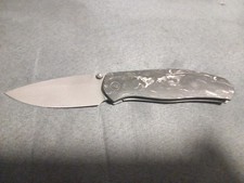 We Knives Esprit Taschenmesser Einhandmesser Marbled Carbon Fiber