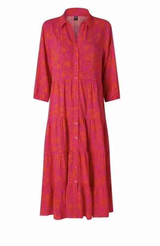 Kleid mit stufenrock - kleid,
