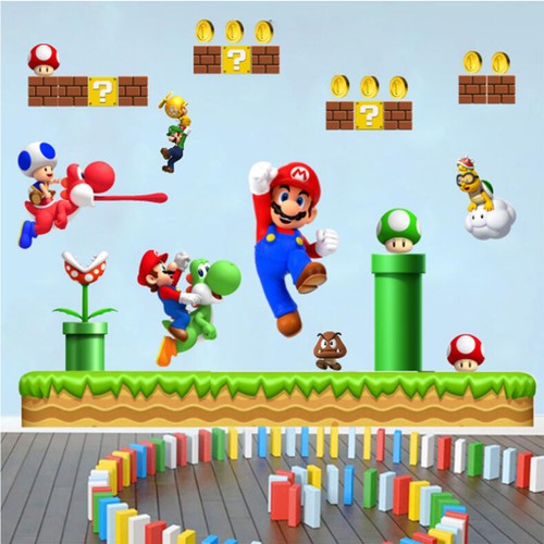Super mario wandtattoos - super,