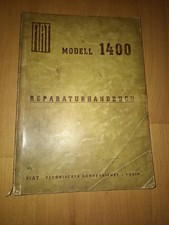 FIAT 1400 Reparatur Handbuch 1951