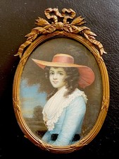 hübsches  Miniatur Gemälde