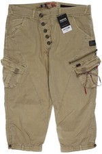 Khujo Shorts Damen kurze Hose Hotpants Gr. W29 Baumwolle Beige #1sk5qa7