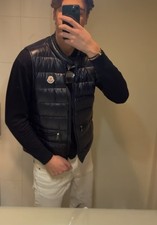 Moncler Sleeveless Jacket Men’s Black Size 2