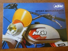original KTM   Prospekt 1978