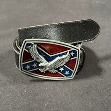 Ledergürtel Schwarz Western