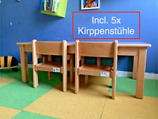 Kinder Krippen Tisch U3 massiv Buche Bastel- Spiel- Esstisch sehr guter Zustand