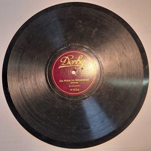 Schellackplatte derby - 10",