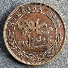 1 Pice 1888 CM Mombasa 1306