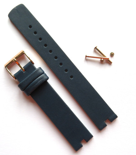 Uhrband leder blau skagen - blau,
