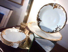 6 Kuchen-Dessert-Teller + 1