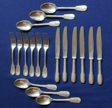 Christofle Besteck Cluny, versilbert, 18-teilig, gebraucht