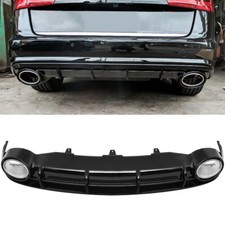 Heckdiffusor Stoßfänger passend für Audi A6 C7 Limo 2011-14 glanzschwarz