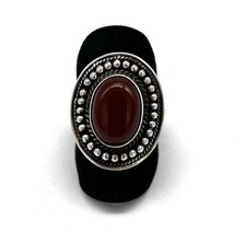 925/- Silberring, Karneol