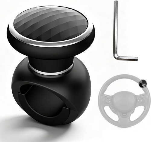 Lenkradknauf spinner schwarz - lenkradknauf,