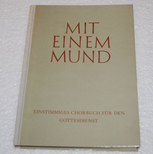 Mit einem mund einstimmige - mit,