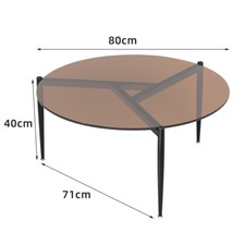 Glas couchtisch - glas,