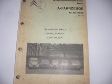 Reparaturhandbuch Citroen, Nr. 854