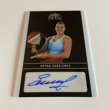 ?Tennis Card-Aryna Sabalenka-Black 4/5 Autograph-Leaf 2024??