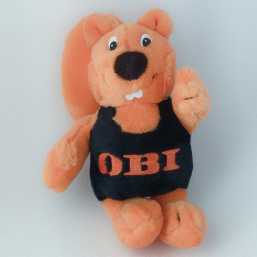 Obi biber plüschtier vintage - plüschtier,