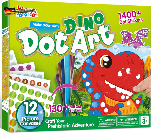 Dot art bastelset für - bastelset, kinder
