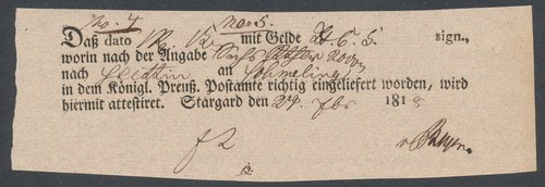 407853 preußen postschein - 407853),