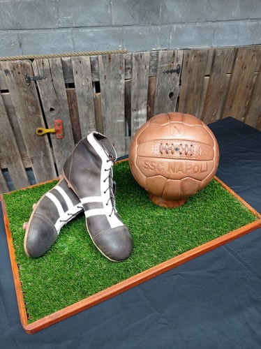 Retro fußball set schuhe ball - retro,