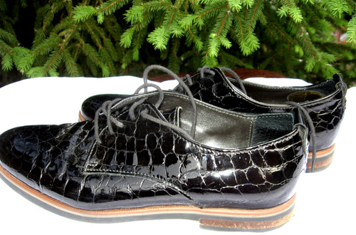 Zanon zago lackschuh schwarz - lackschuh,