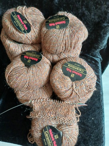 Wollpaket 800g carambole - 800g,