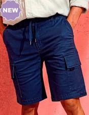 Men´s Drawstring Cargo Utility Shorts WOMBAT® S - XXL 2 Farben WB903 (C)