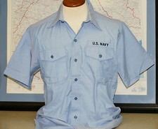 US Navy Short Sleeve Chambray