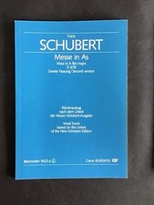Noten: Mathias Siedel - Franz Schubert Messe In As - D678, Klavierauszug.