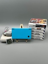 Nintendo DSi Konsole - Blau Türkis - 6x Spiele - R4 Karte - Ladekabel - Stift