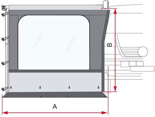 Fiamma side pro van f43 - fiamma, 270