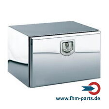 Edelstahl Staukasten, hochglanzpoliert, mit Gasdruckfedern LKW