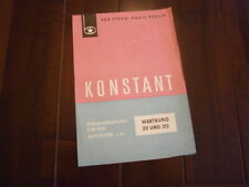 DDR Autoradio "Autosuper Konstant A 120" Einbauanleitung Wartburg 311 312, 1966