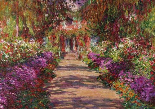 Puzzle weg monets - puzzle, in