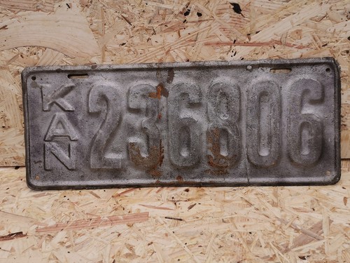 Altes nummernschild usa kansas - altes,
