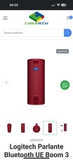 Logitech Parlante Bluetooth UE Boom 3 Sonido 360 Rojo