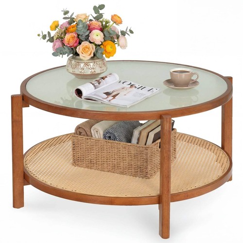 Rattan couchtisch mit - rattan,