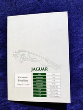 JAGUAR XJ6 Sovereign Daimler 3,6 XJS 3,6 Coupe V12 Cabriolet Preisliste 1.1989
